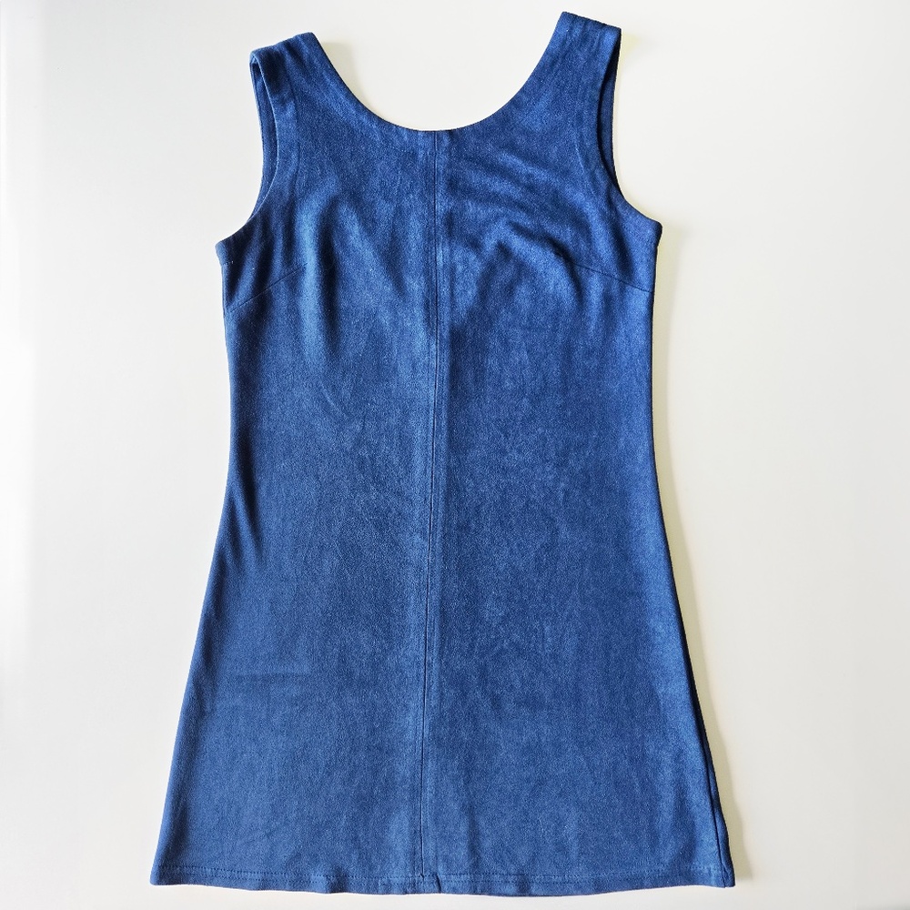 Chic Navy Sleeveless Mini Dress